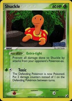 Shuckle - 47/115 - Unseen Forces [Reverse-Holo] - LP - Pokemon - Read Desc. - Image 1