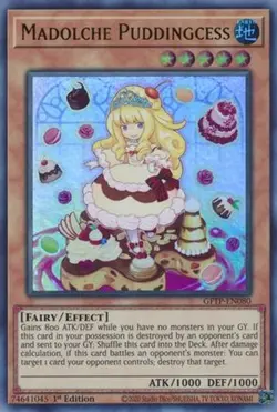 Yugioh - Madolche Puddingcess (Ultra Rare) (1st Edition) - GFTP-EN080 (P) - Image 1