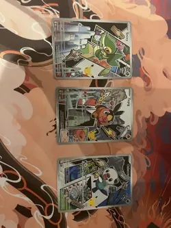 First Partner Series 2 Collection Card Row. All Mint Condition Gen 5 Cards - Image 1