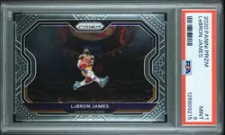 2020 Panini Prizm LeBron James Kobe Tribute Dunk PSA 9 MINT #1 Lakers - Image 1