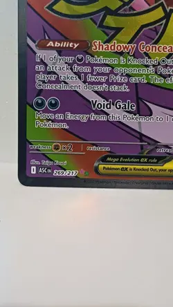 Pokemon TCG Ascended Heroes: Mega Gengar EX 269/217 Mega Attack Rare - Image 4