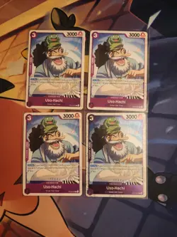 4× Uso-Hachi - ST18-001 - PRB02 Reprint - One Piece TCG - 3 Reg 1 Pirate Playset - Image 1