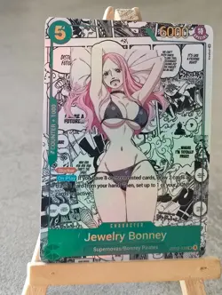 Jewelry Bonney One Piece Full Art Sexy Waifu doujin ACG Art Card - Image 3