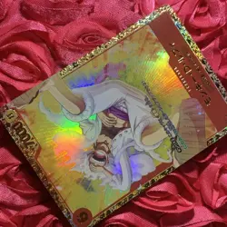 Monkey D Luffy Gear 5 ONE PIECE Gold Battle Waifu ACG Holo Girl Anime Card - Image 3