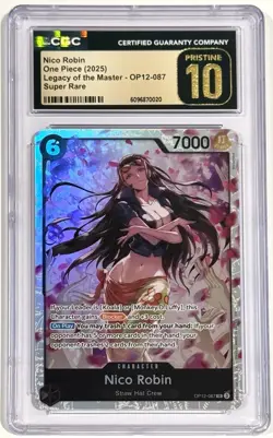 2025 One Piece Nico Robin OP12-087 SR Legacy The Master CGC 10 Pristine English - Image 1