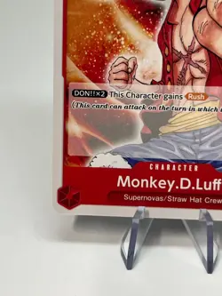 Monkey D Luffy Pre-Errata P-001 Promotion Pack 2022 One Piece Promo - Image 5