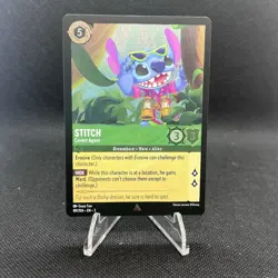 Stitch Covert Agent Rare Disney Lorcana Into the Inklands EN3 Cold Foil 89/204 - Image 1
