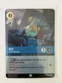 Roz Always Watching Disney Lorcana Attack of the Vine EN 13 - Image 1