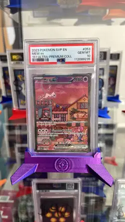 MEW EX 053 POKEMON SVP EN SV BLACK STAR PROMO 151 2023 ULTRA-PREMIUM PSA 10 - Image 1