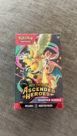 Pokemon Ascended Heroes Booster Bundle 6 Packs New Sealed - Image 1