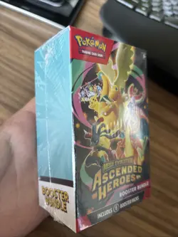Pokemon Mega Evolution Ascended Heroes Booster Bundle Sealed (6 Booster Packs) - Image 1