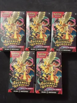 2026 | Pokemon Ascended Heroes | Booster Bundle | SEALED x 5 - Image 1