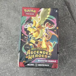 Pokemon Mega Evolution Ascended Heroes Booster Bundle (6 Booster Packs) sealed - Image 1