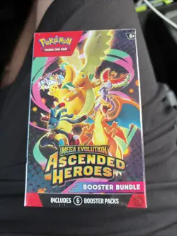 🔥Pokemon TCG Ascended Heroes Booster Bundle (6 packs) - Brand New - SEALED🔥 - Image 1