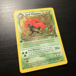 Pokemon TCG 1st Edition Dark VIleplume 13/82 Team Rocket Holo 2000 - Image 1