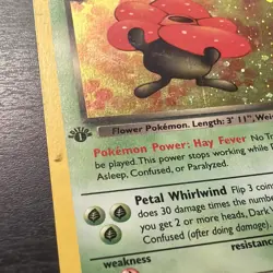 Pokemon TCG 1st Edition Dark VIleplume 13/82 Team Rocket Holo 2000 - Image 3