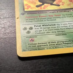 Pokemon TCG 1st Edition Dark VIleplume 13/82 Team Rocket Holo 2000 - Image 4