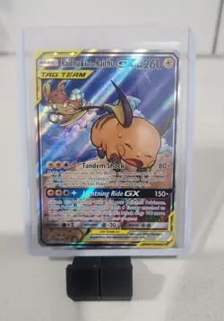Raichu & Alolan Raichu GX 221/236 Unified Minds (2x Indents) See Pics - Image 1