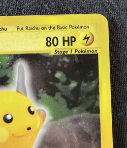 Pokemon Skyridge Raichu H25/H32 Holo Rare E-Reader 2003 LP Vintage - Image 5