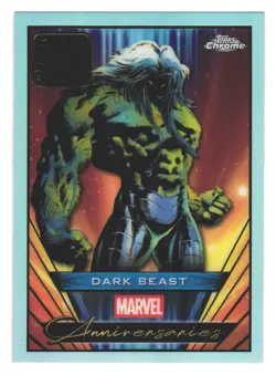 2025 Topps Chrome Marvel 30th Anniversaries Dark Beast - Image 1