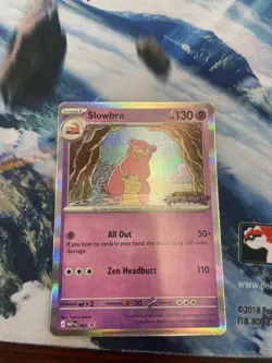 2026 Pokemon Pitch Black Pre Release Stamp Slowbro Promo #MEP083 - Image 1