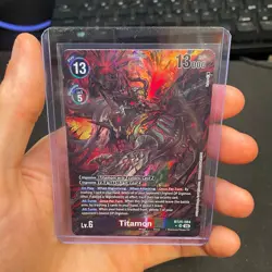 Bandai Digimon Card Game Titamon BT2-084 Alt Art Holo Mega 13000 DP Cost 13 - Image 1