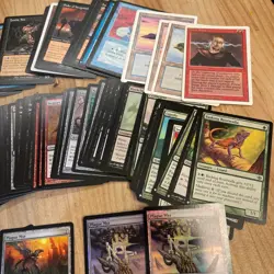 Vingtage Magic The Gathering MTG Card Lot 174ct 1994-2014 Revised Plague 6 Foils - Image 1