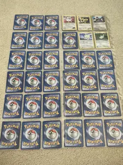 Pokemon Set Mixed Lot of 62 Cards & Duplicates - Image 2