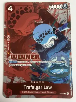 Trafalgar Law P-017 Winner Pack Vol. 7 One Piece Card Game - Image 3