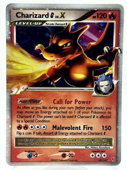Charizard G LV X 143/147 Supreme Victors Holo Ultra Rare Pokemon TCG Card - Image 1