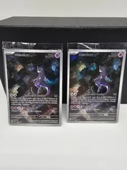 MEWTWO - SVP 052 Pokemon TCG Scarlet Violet 151 PROMO SEALED SET OF 2 - Image 1