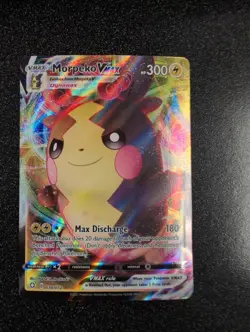 Pokemon TCG Morpeko VMAX Shining Fates Holo Ultra Rare Card 038/072 - Image 1