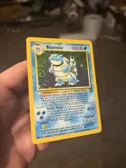 Blastoise - 2/130 - Pokemon Base Set 2 Holo Rare Card WOTC NM 🌀with swirl 🌀 - Image 3