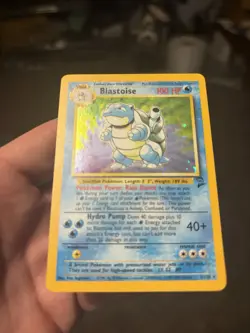 Blastoise - 2/130 - Pokemon Base Set 2 Holo Rare Card WOTC NM 🌀with swirl 🌀 - Image 4
