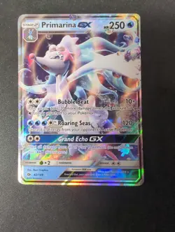 Primarina GX - 42/149 - Pokemon Sun & Moon Base Set Ultra Rare Card LP - Image 1