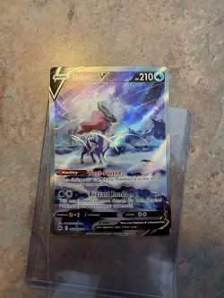 Pokemon TCG Suicune v GG38/GG70 Crown Zenith Full Art Holo Card Ultra Rare - Image 2