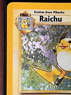 Pokemon TCG Raichu Holo Card 14/102 Base Set Unlimited WOTC 1999 - Image 5