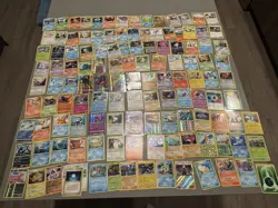 Huge Pokemon Card Lot *most cards are heavily played with* - Image 1
