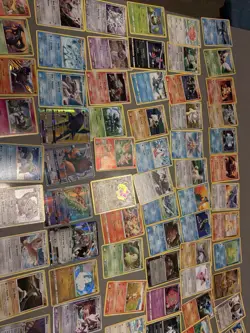 Huge Pokemon Card Lot *most cards are heavily played with* - Image 2