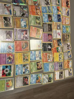 Huge Pokemon Card Lot *most cards are heavily played with* - Image 3