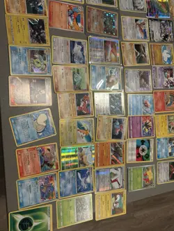 Huge Pokemon Card Lot *most cards are heavily played with* - Image 4