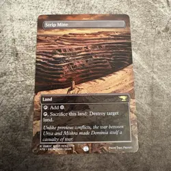 Strip Mine - Custom Art MTG Magic The Gathering Playtest Card - Image 1