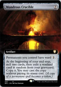 Wondrous Crucible (Extended Art) Commander: the Brothers' War Regular - Image 1