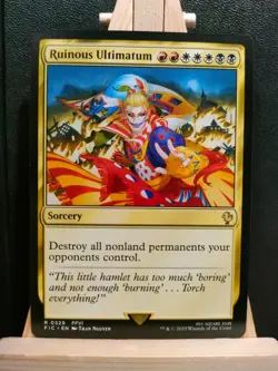 Ruinous Ultimatum - Final Fantasy Commander - Rare - NM (see pics) MTG - Image 1