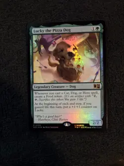 Lucky the Pizza Dog Foil 726 Marvel Super Heroes Commander MTG MSC - Image 1