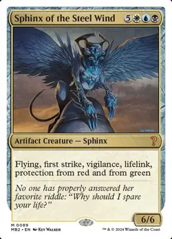 MTG Sphinx of the Steel Wind ** Mystery Booster 2 ** English (NM) - Image 1