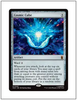 Cosmic Cube, Marvel Super Heroes, Magic the Gathering MTG NM - Image 1
