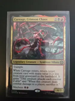 Magic: The Gathering Marvel Carnage Crimson Chaos Foil Rare #0125 MTG MSH - Image 1