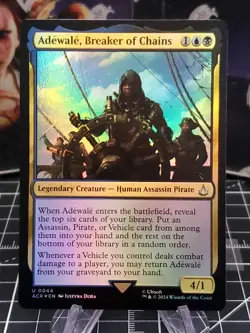 FOIL Adewale, Breaker of Chains - Foil MTG Assassin's Creed NM - Image 1