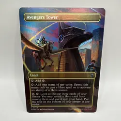 Avengers Tower (Borderless) Marvel Super Heroes Foil 0334 - Image 1